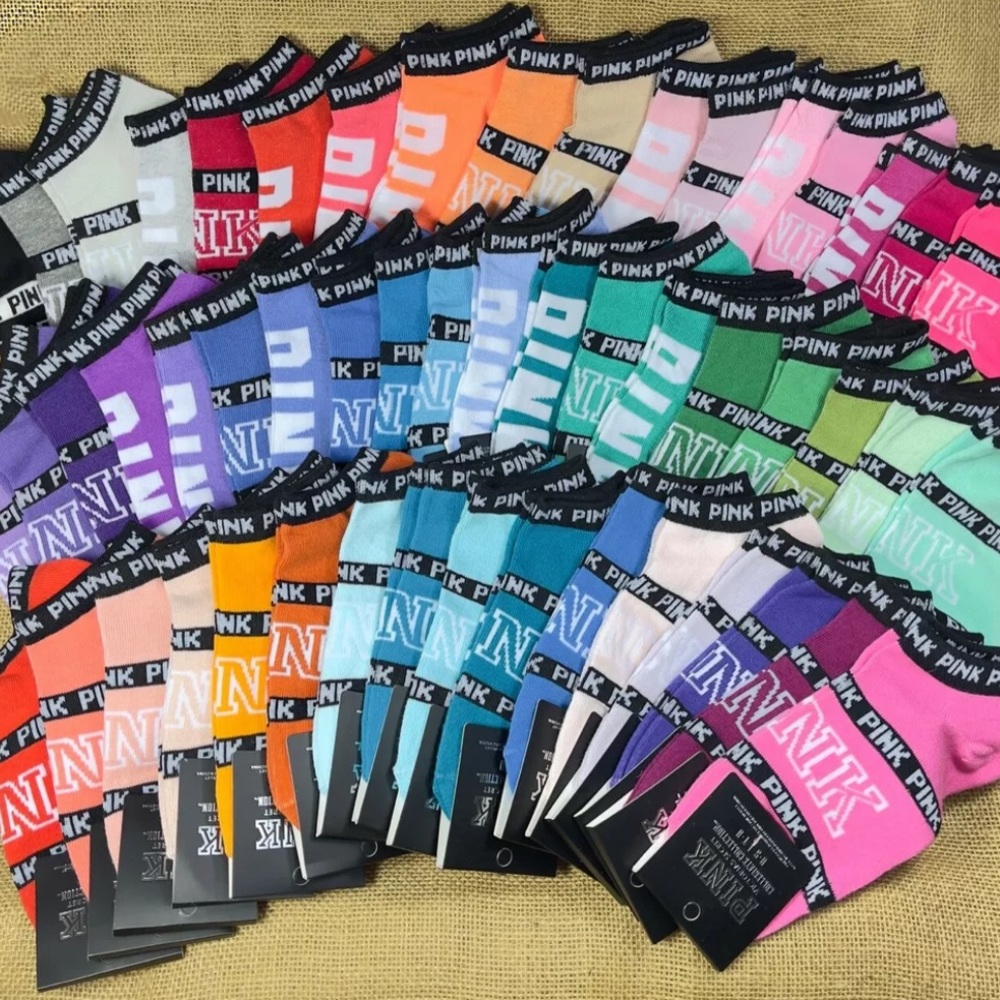 New Victoria secret pink no show socks